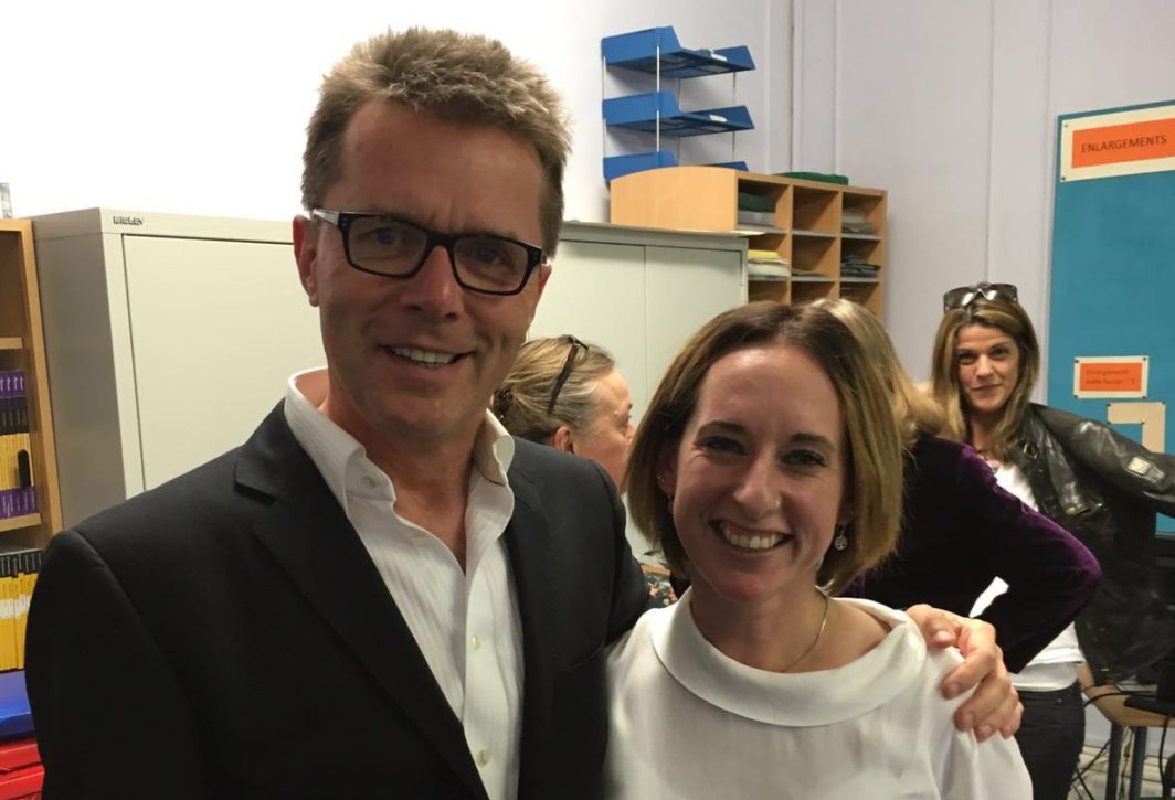 Rabbi Charley Baginsky and Nicky Campbell