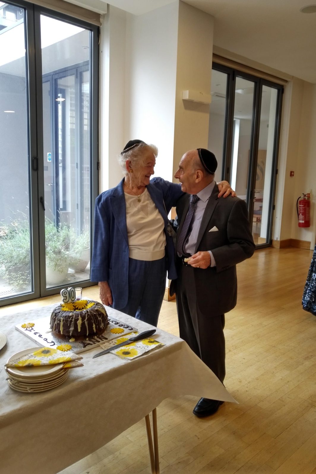 David's late parents Ann and Bob Kirk at the LJS