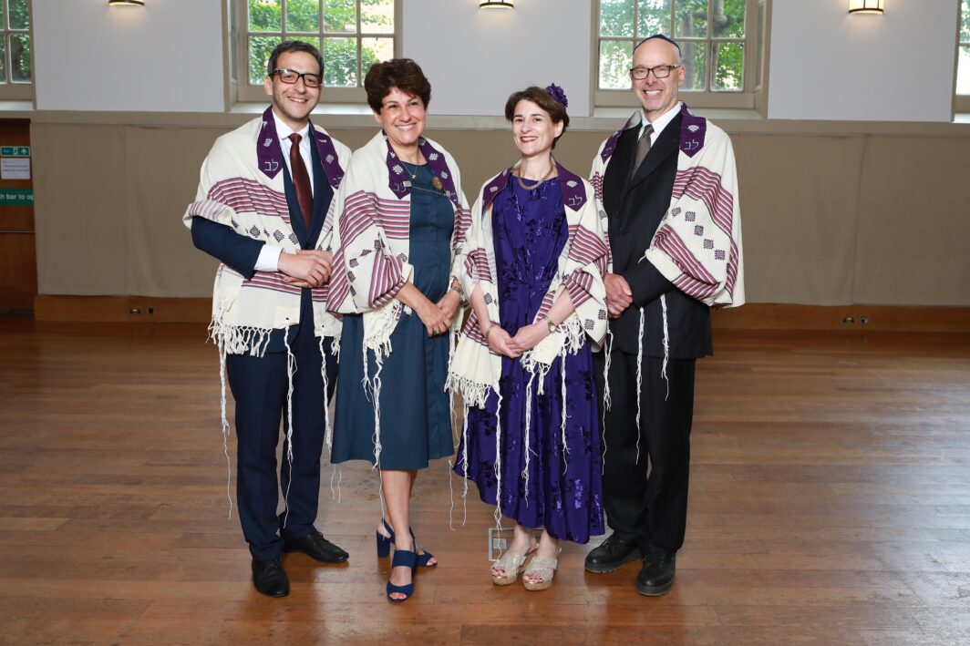 Rabbi Igor Zinkov, Rabbi Daniela Touati, Rabbi Zahavit Shalev and Rabbi Cantor Gershon Silins