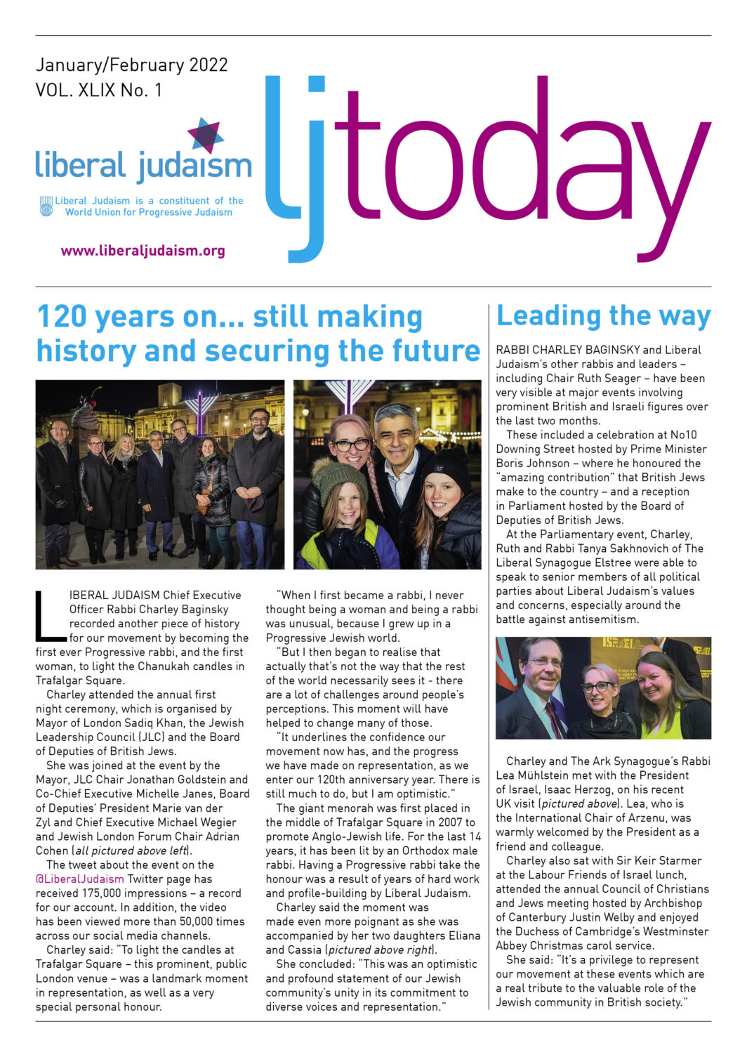 LJ Today Jan Feb 2022 Front Page