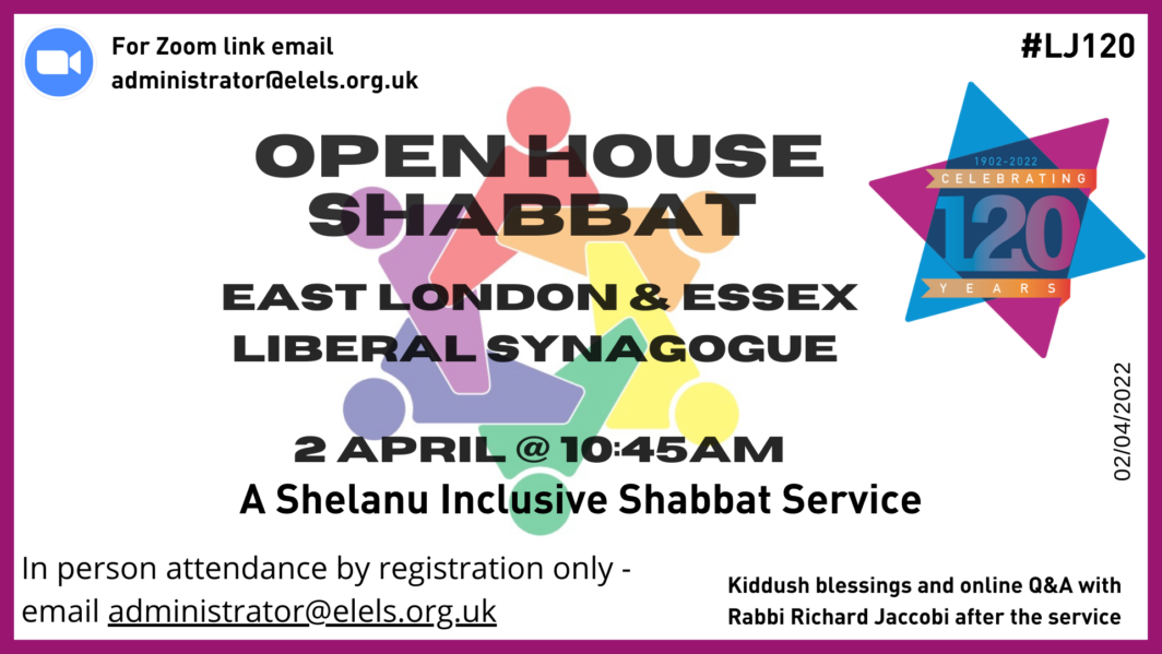 ELELS 120th Shabbat service