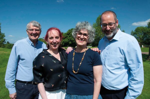 Paul Langsford, Rabbi Charley Baginsky, Ruth Seager and Rabbi Josh Levy