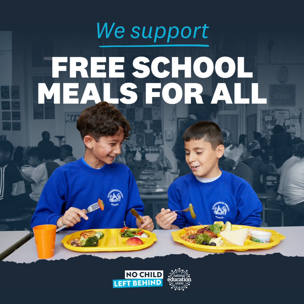 Free School Meals for All graphic