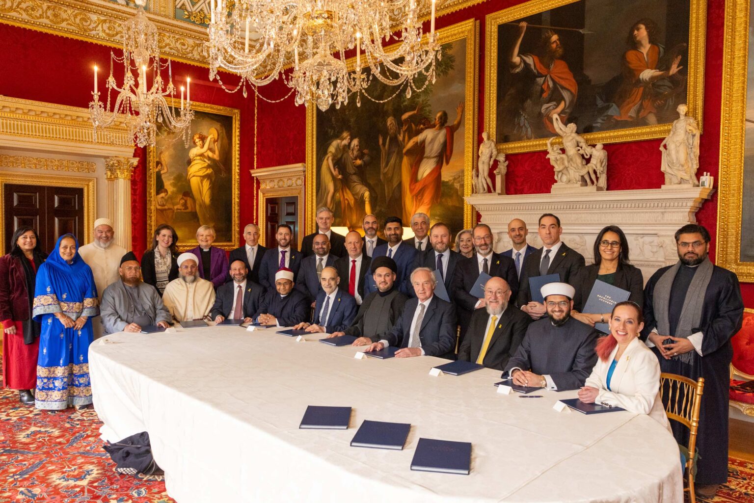 Historic Muslim-Jewish Accord presented to King Charles III