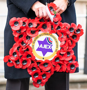 AJEX Star of David wreath
